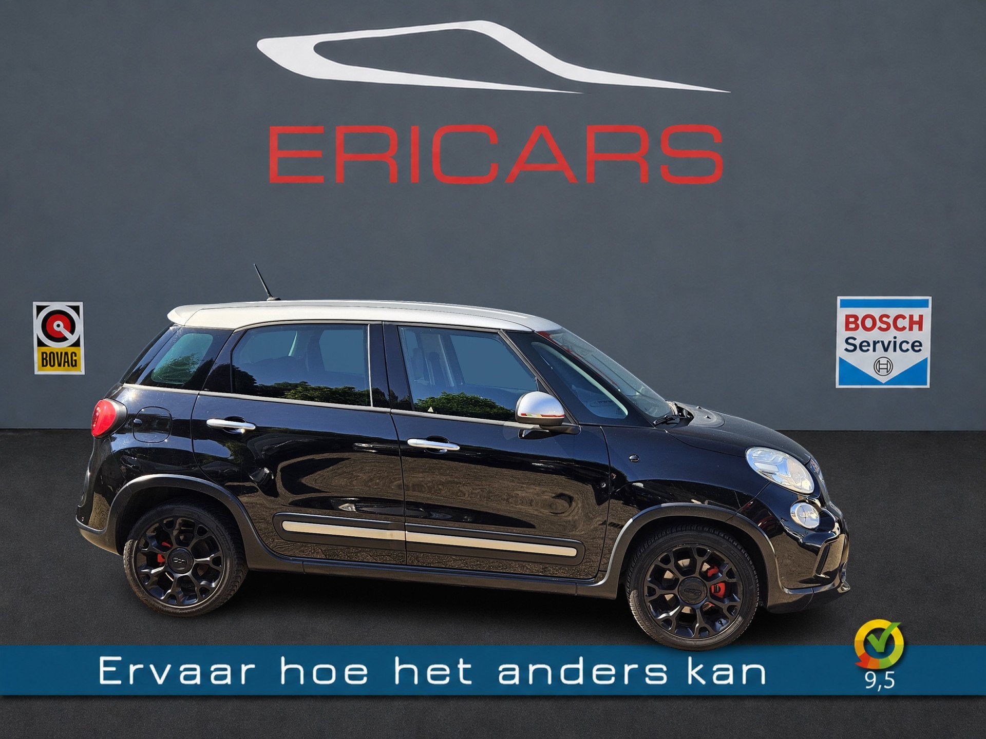 Fiat 500L 0.9 TwinAir Beats Edition (bj 2014), Voorwielaandrijving, Gebruikt, Leder en Stof, Bedrijf