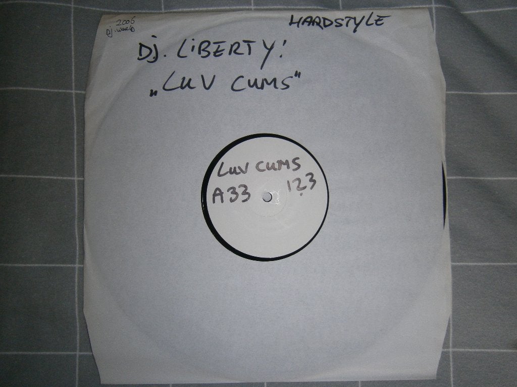 DJ Liberty – Luv Cums / The Clock Is Ticking. 2005 Hardstyle, Cd's en Dvd's, Vinyl | Dance en House, Ophalen, Hardcore, Originele persing