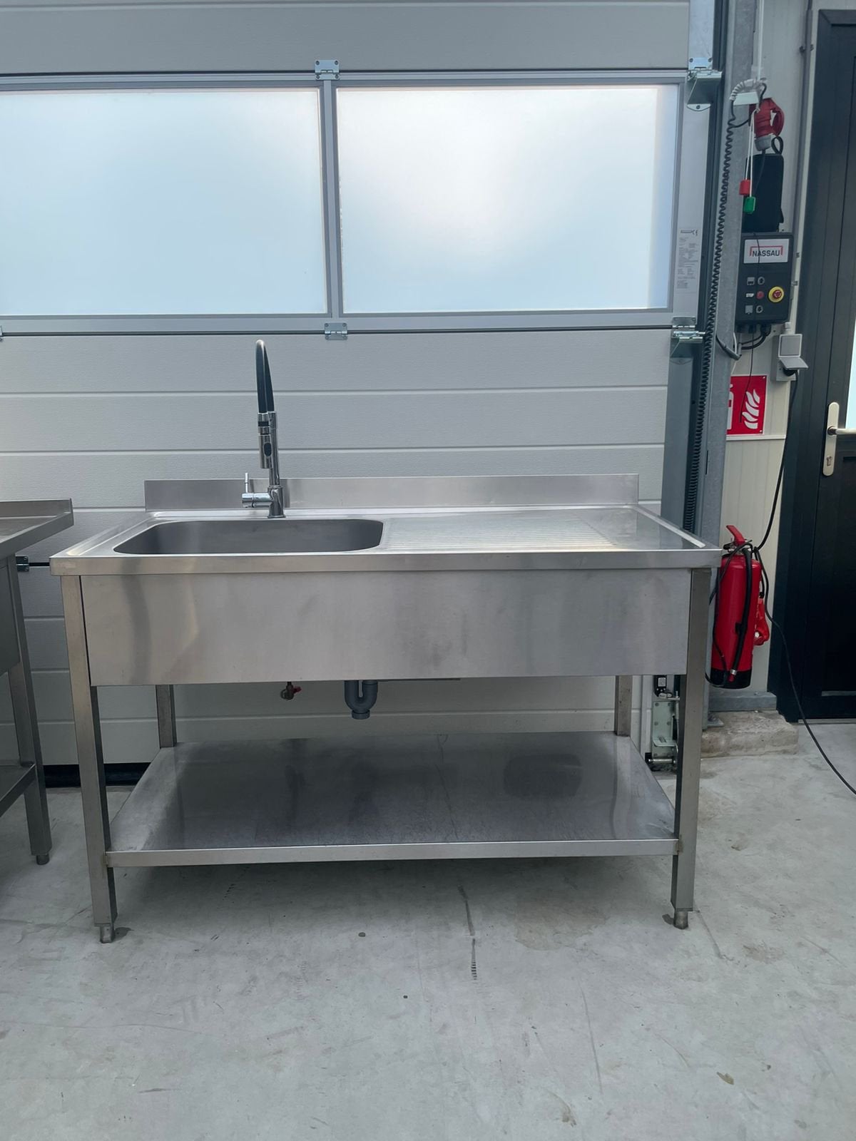 Horeca rvs spoeltafel wastafel aanrecht keukenblok spoelbak, Zo goed als nieuw, Minder dan 100 cm, 25 tot 50 cm, 50 tot 100 cm