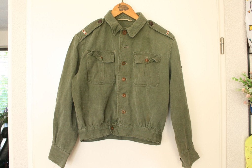 Jasje gevecht uniform onbekend verder, Verzamelen, Ophalen of Verzenden, Landmacht, Nederland, Kleding of Schoenen