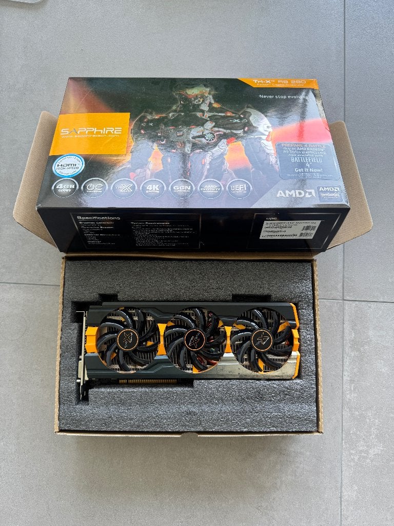 Sapphire Radeon R9 290 Tri-X Grafische Kaart, Computers en Software, Videokaarten, PCI-Express 3, Gebruikt, AMD, Ophalen of Verzenden