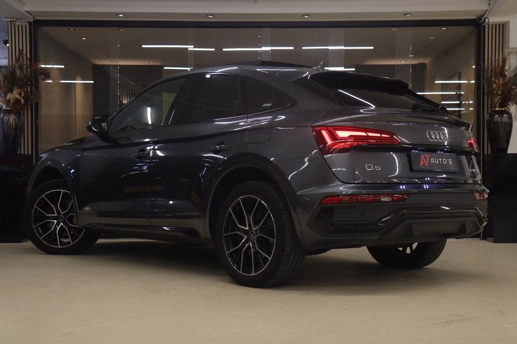 Audi Q5 Sportback 50 TFSI e 3X S-LINE PANO/CARPLAY/B&O/KEYLE, Automaat, Gebruikt, Euro 6, 4 cilinders