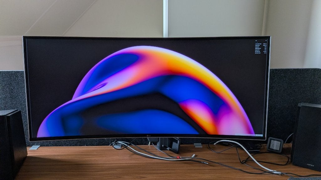 LG 38WK95C-W – 38 inch Curved UltraWide Monitor (USB-C), Ophalen, Hoofdtelefoonaansluiting, Quad HD (2K), IPS