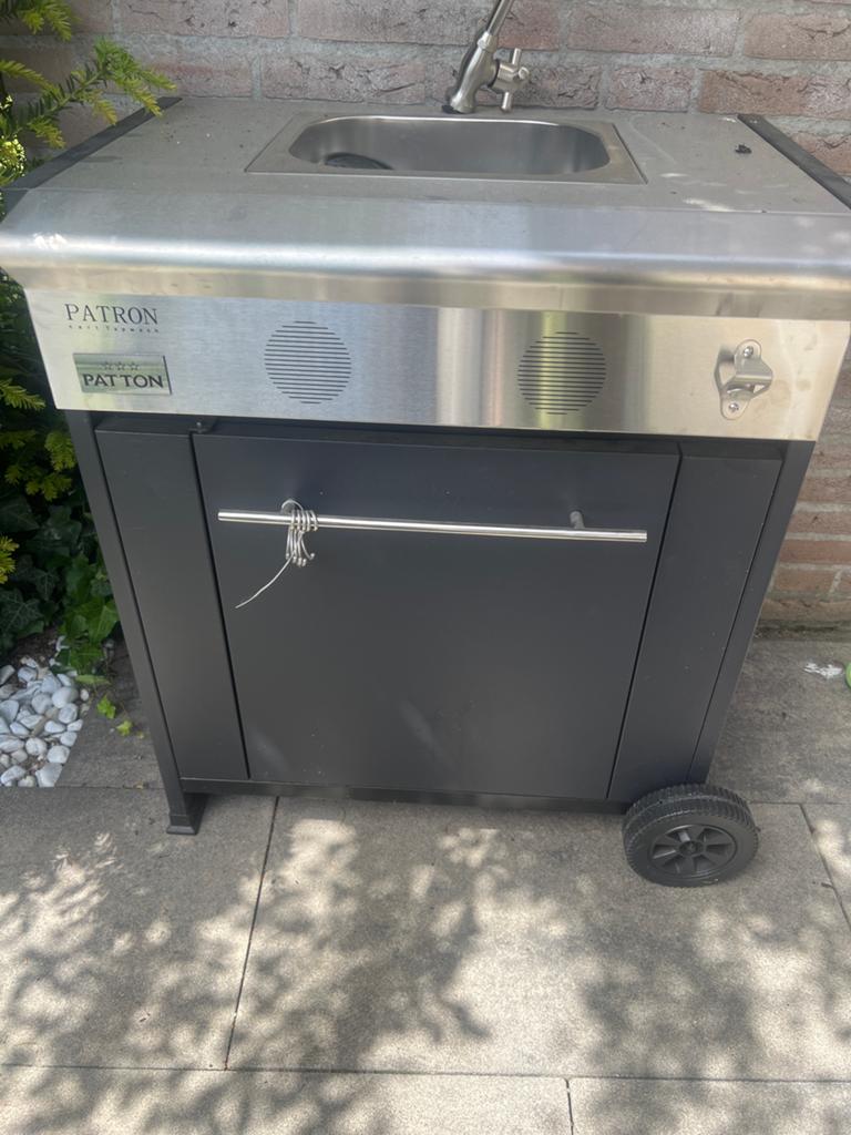 Patton Patron buitenkeuken met spoelbak en kraan, Ophalen, Nieuw