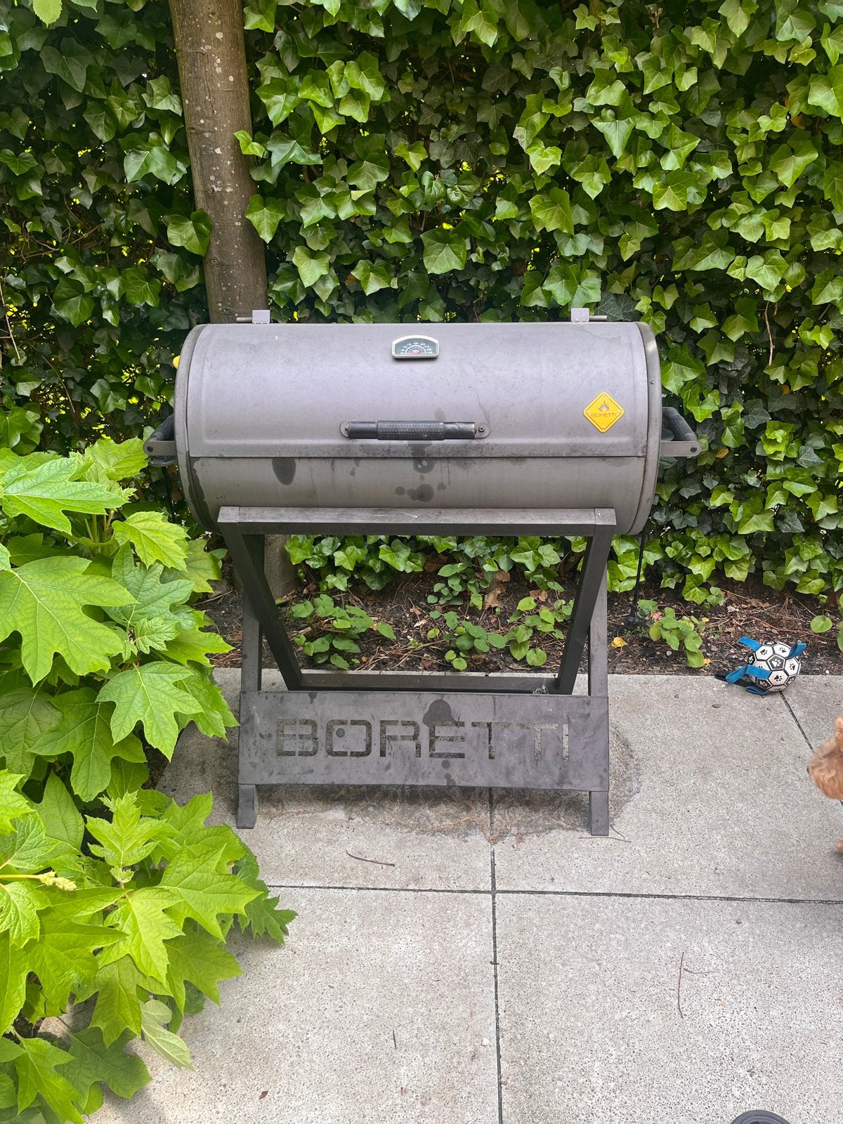 Boretti Barbecue met hoes en tang, Ophalen, Gebruikt