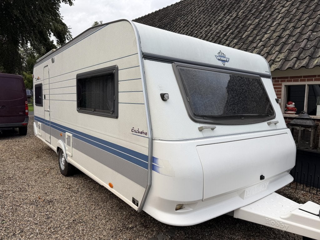 Hobby Exclusive 560 UFF, Caravans en Kamperen, Rondzit, Hobby, Bedrijf, Lengtebed