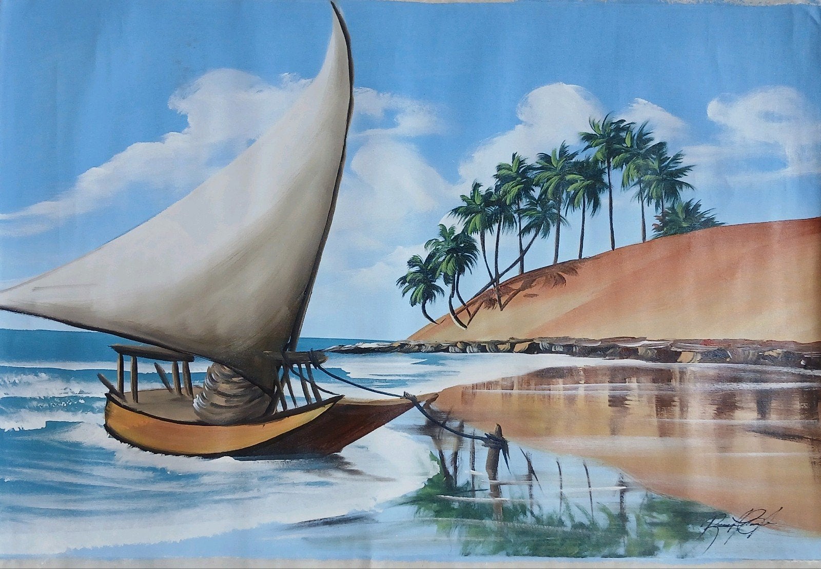 Schilderij # Tropicana, Ophalen of Verzenden