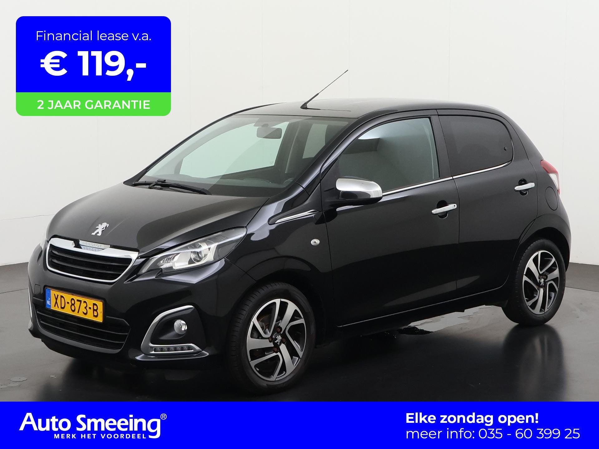 Peugeot 108 1.0 e-VTi Allure | Camera | Apple Carplay | Zond, Voorwielaandrijving, 12 maanden, Stof, Gebruikt