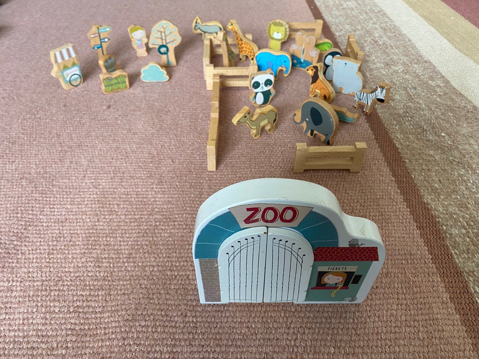 Little Dutch dierentuin met trein en wagon, Ophalen of Verzenden, Zo goed als nieuw