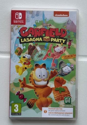 Garfield Lasagna Party Nintendo Switch (Download Code), Overige genres, Eén computer, Ophalen of Verzenden, Zo goed als nieuw