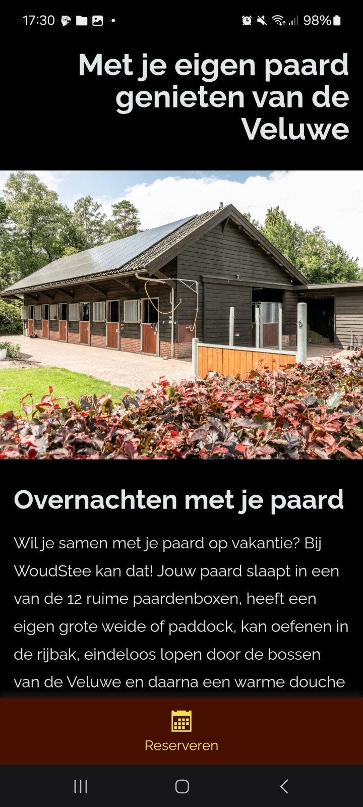 Last minute luxe midweek met paarden naar de Veluwe!