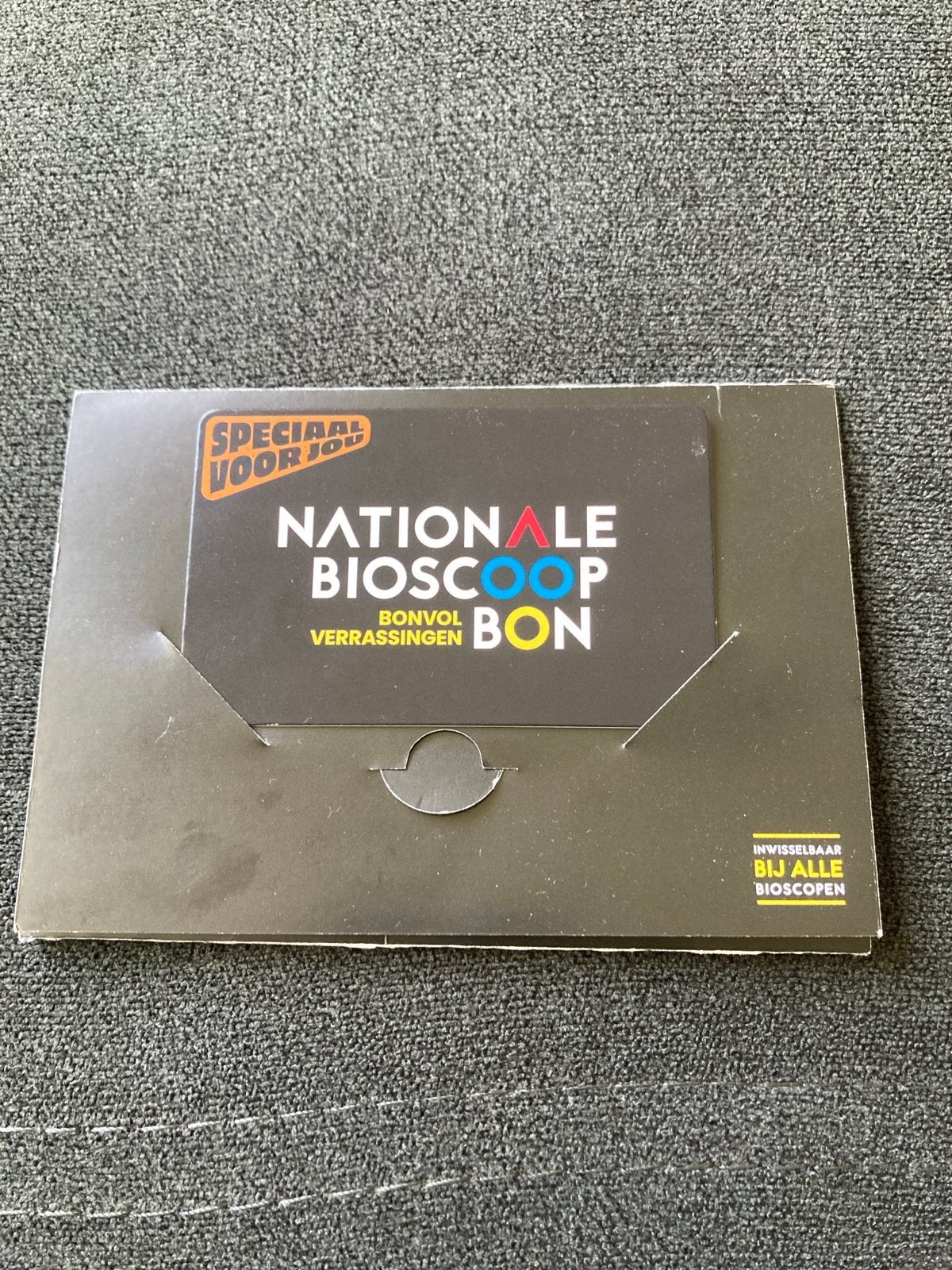 Nationale Bioscoopbon €15 - Direct Beschikbaar, Tickets en Kaartjes, Kortingen en Cadeaubonnen, Eén persoon, Cadeaubon