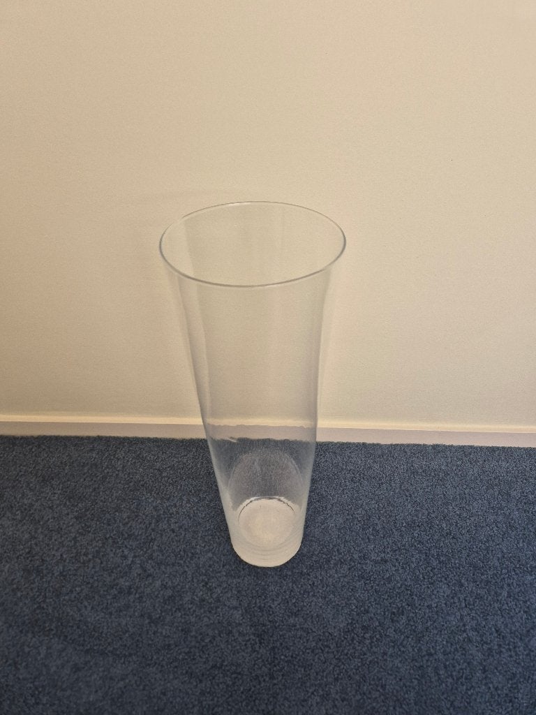 Vaas met viltbescherming onderkant, Overige kleuren, Nieuw, Ophalen of Verzenden, Glas
