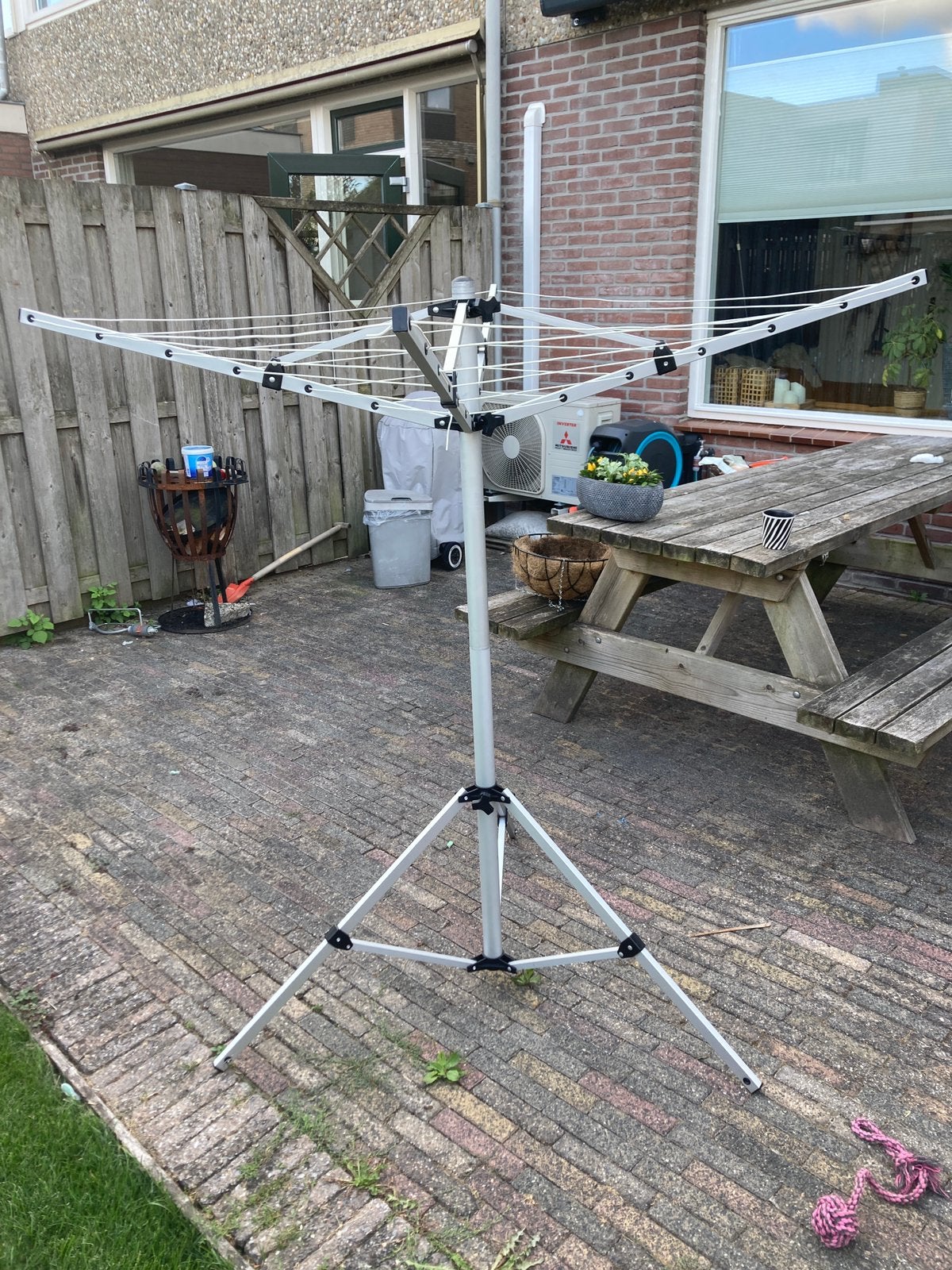 Camping droogmolen, Tuin en Terras, Droogmolens en Wasrekken, Ophalen, Zo goed als nieuw, Droogmolen