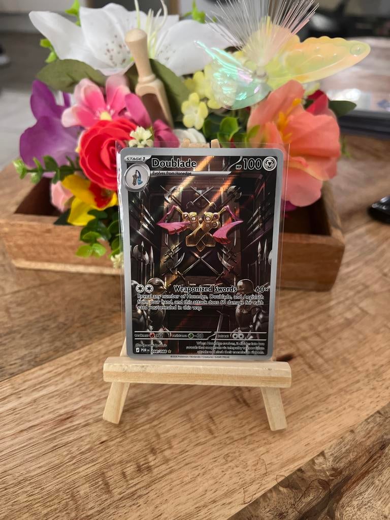 Pokémon kaart Doublade 098/088, Ophalen of Verzenden, Zo goed als nieuw, Losse kaart, Foil