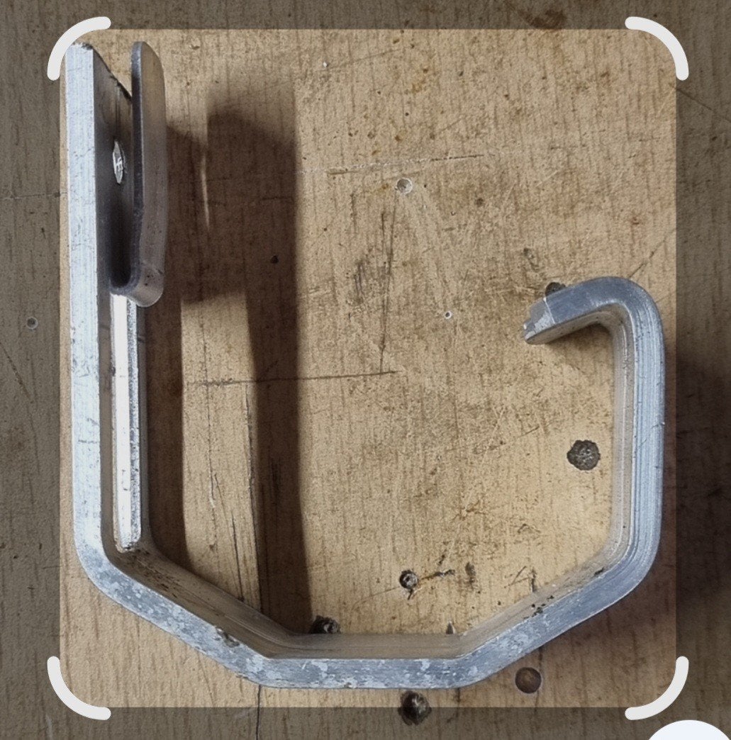 Aluminium gootbeugels voor minigoot 65mm, Doe-het-zelf en Verbouw, Gebruikt, 60 tot 80 mm, Aluminium, Ophalen of Verzenden