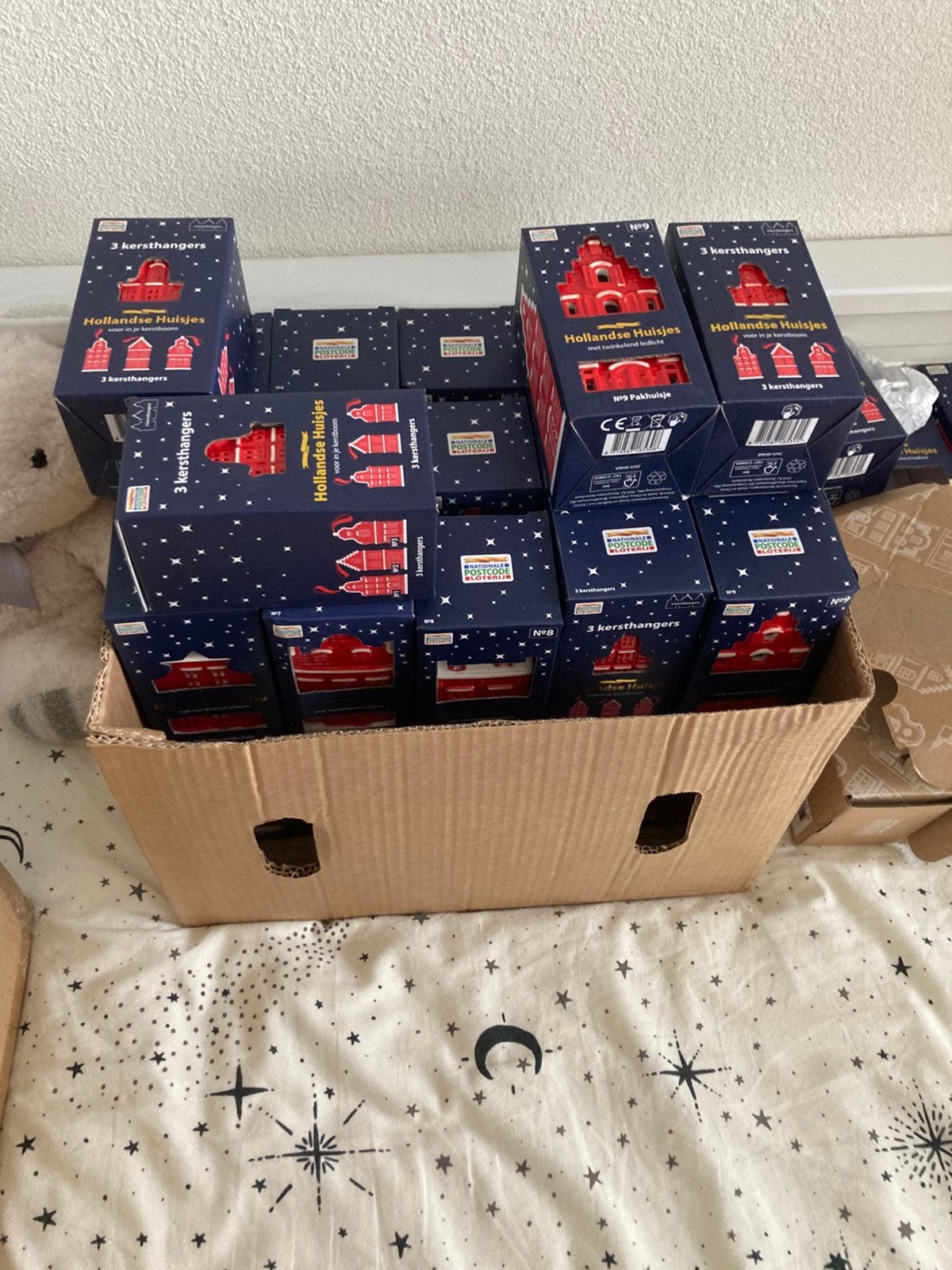 Kersthuisjes Postcodeloterij, opbrengst gaat naar goede doel, Diversen, Ophalen of Verzenden, Nieuw