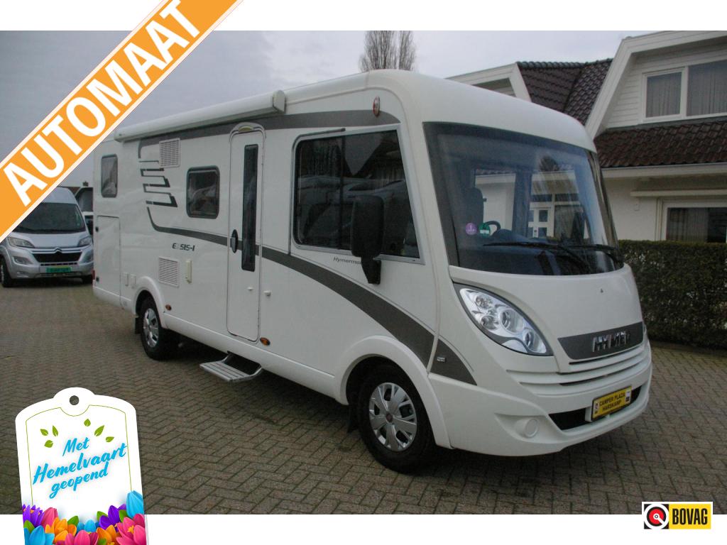 Hymer Exis-i 588 Automaat, Enkele bedden, Hefbed., Ringverwarming, Fiat, Airbags, Koelkast