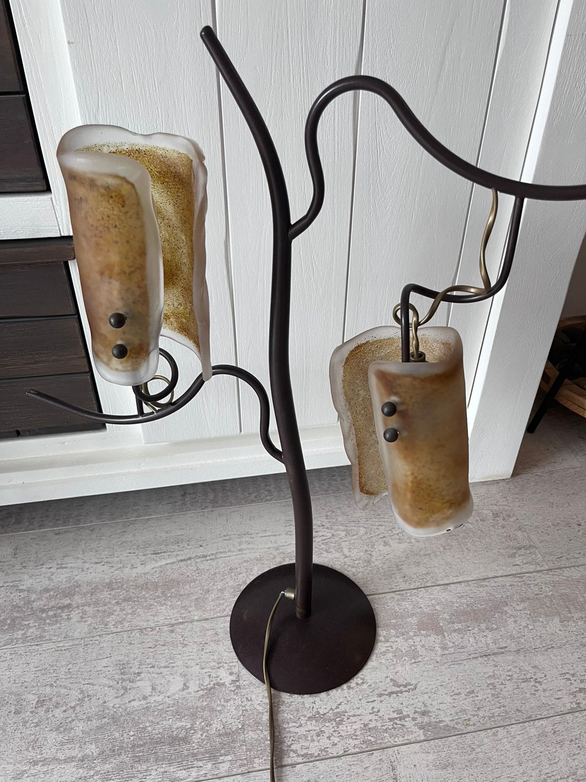 Handmade Vintage 1980s tree floor lamp by Sil.Lux, Ophalen