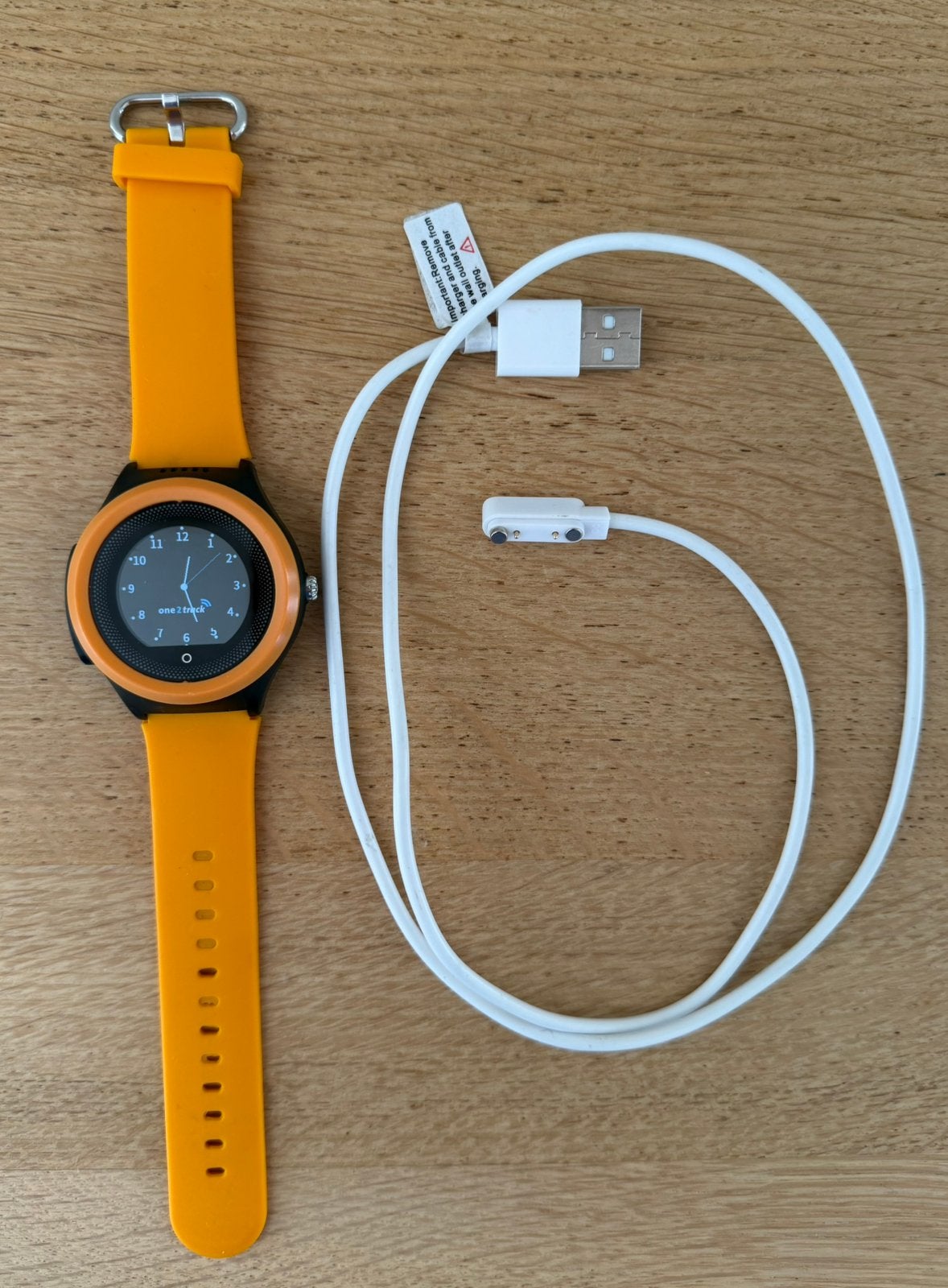 One2Track Connect Move GPS Kinderhorloge Oranje, Ophalen of Verzenden, Zo goed als nieuw, Oranje