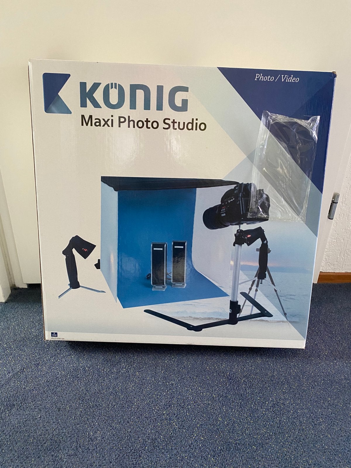 Konig maxi photo studio, Ophalen, Zo goed als nieuw, Inclusief draagtas, Complete fotostudio