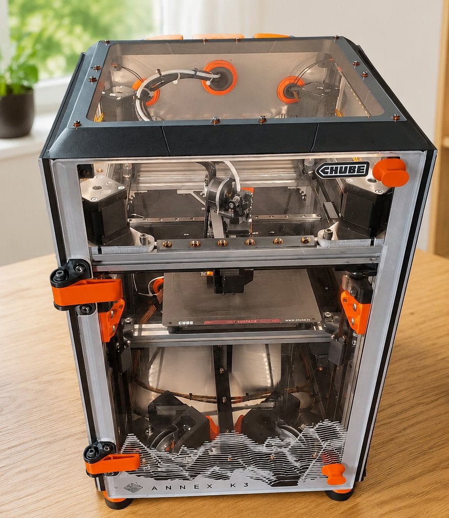 Annex K3 - CrossXY 3D Printer - Open-source als Voron, Computers en Software, 3D Printers, Gebruikt, Ingebouwde Wi-Fi, Filament