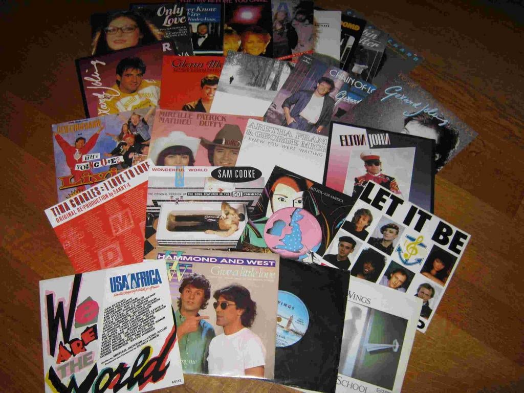Diverse singles 24 stuks, Ophalen of Verzenden