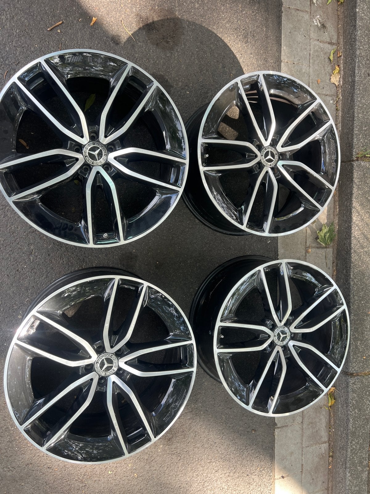Mercedes AMG Velgen 22 inch breedset GLE V167 C167 GLE53, Auto-onderdelen, Banden en Velgen, Ophalen, Gebruikt, Velg(en), Personenwagen