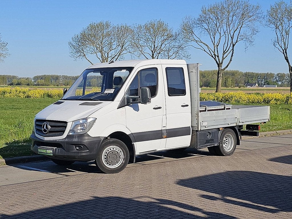 MERCEDES-BENZ SPRINTER 516 dub.cab open-laadbak, Auto's, 13 km/l, Gebruikt, Euro 6, Mercedes-Benz