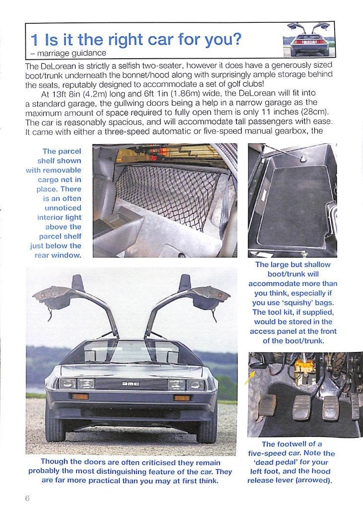 DeLorean DMC-12 1981 to 1983, Verzenden