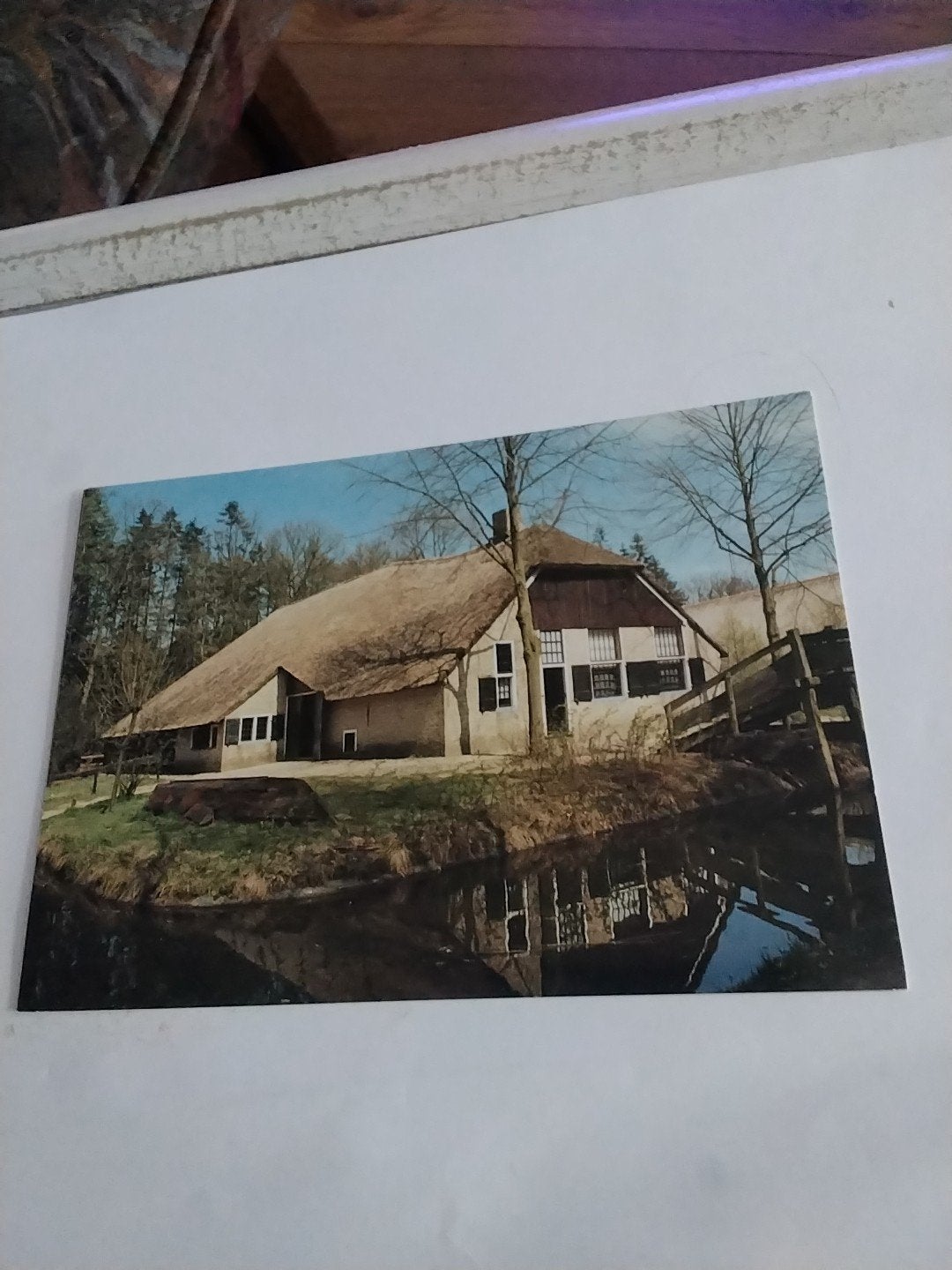 Ansichtkaart Boerderij Giethoorn (Ov.) Openluchtmuseum, Ophalen of Verzenden, 1980 tot heden, Gelopen, Overijssel