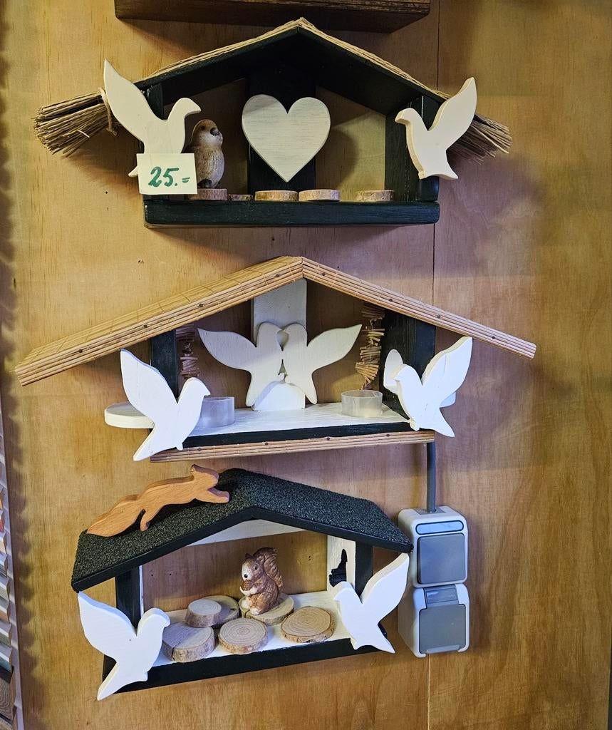 Kleine vogelhuisjes / sierhuisjes!, Ophalen