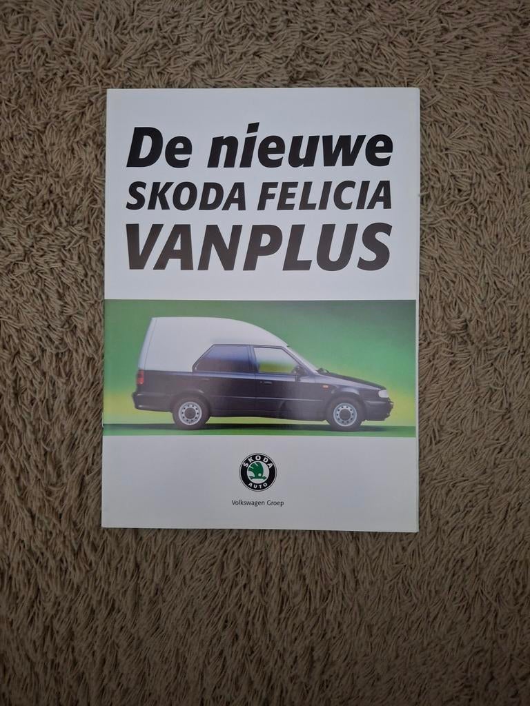 Autofolder Skoda Felicia vanplus, Verzenden, Gelezen, Overige merken