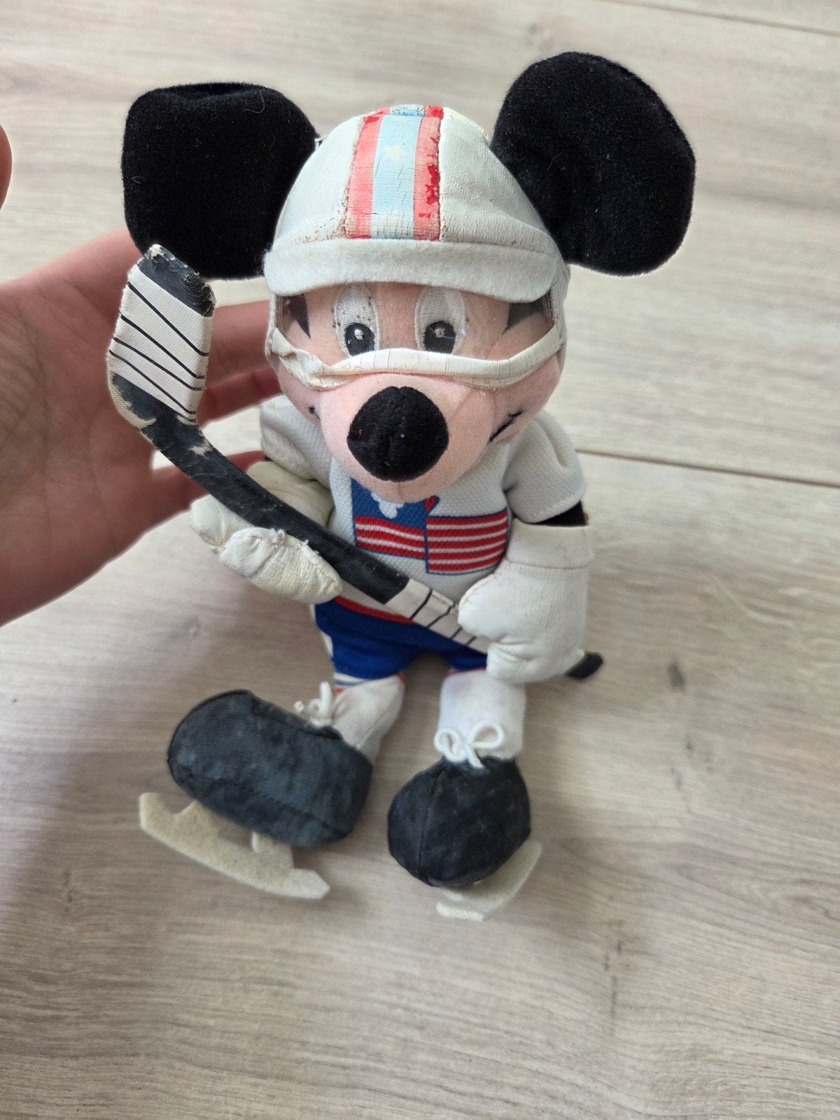 DISNEY Mickey Mouse USA Hockey Knuffel 2005, Ophalen