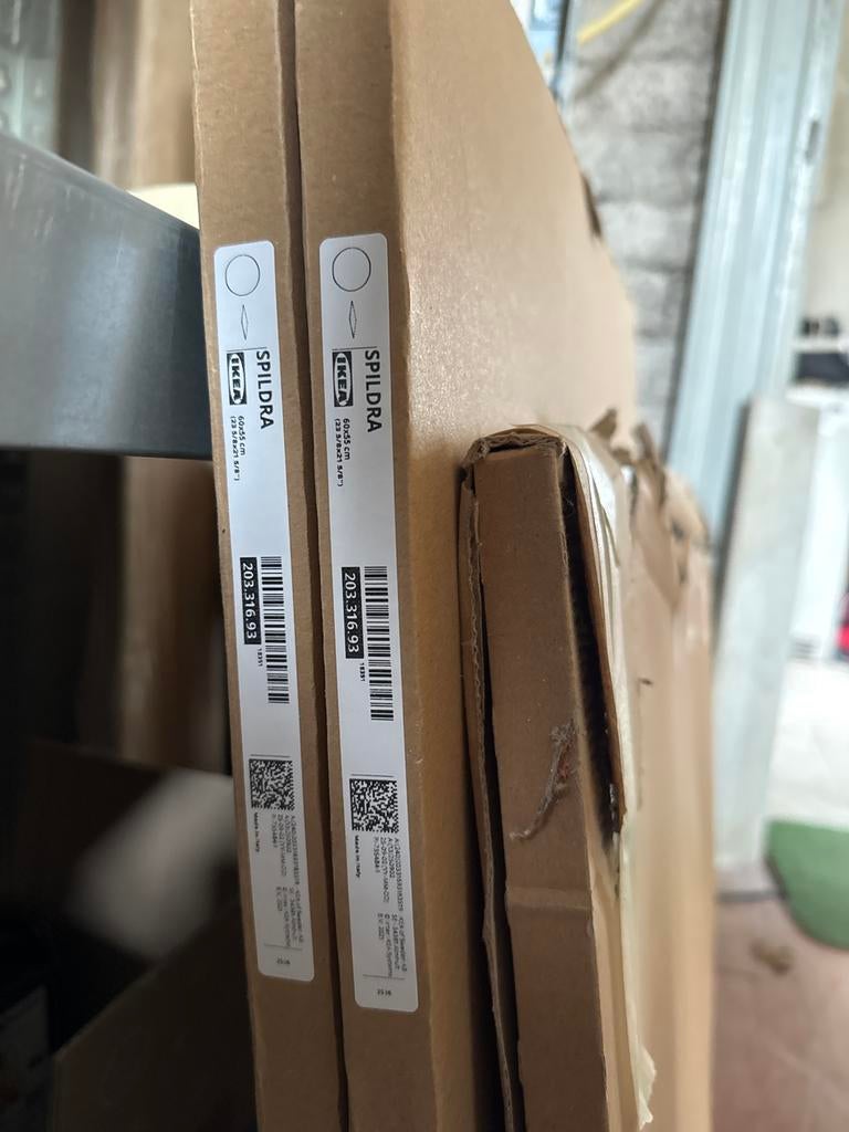 IKEA Spildra Bovenblad Opbergmodule Wit (2x 60x55, 1x 60x85), Ophalen