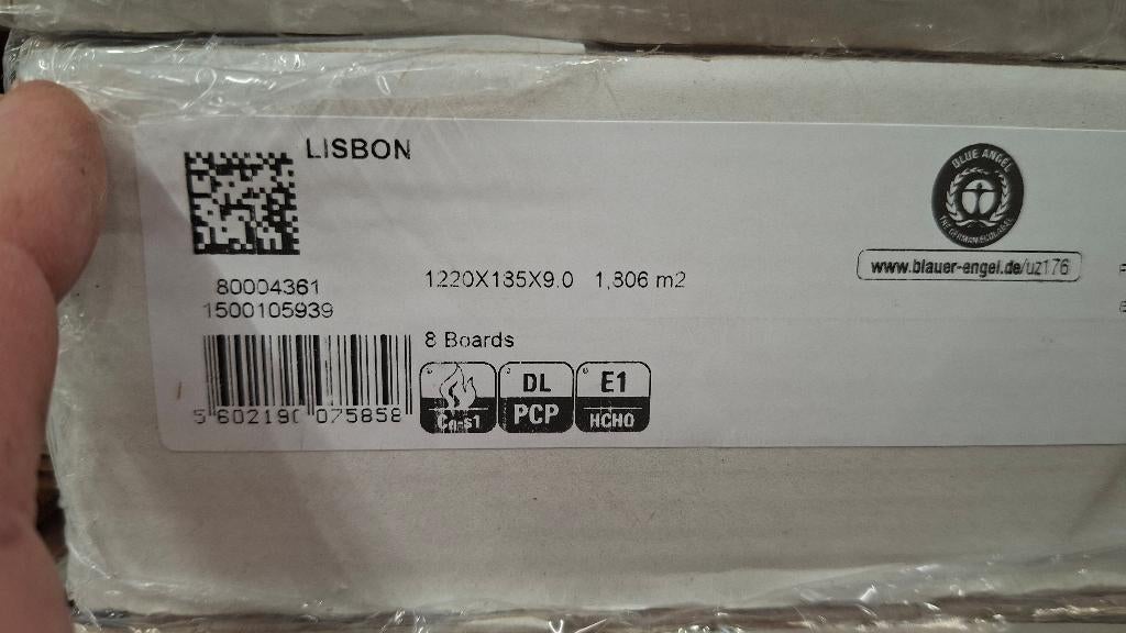 63m2 click laminaat vloer Carpetright Lisbon NIEUW, Ophalen, ., ., Nieuw