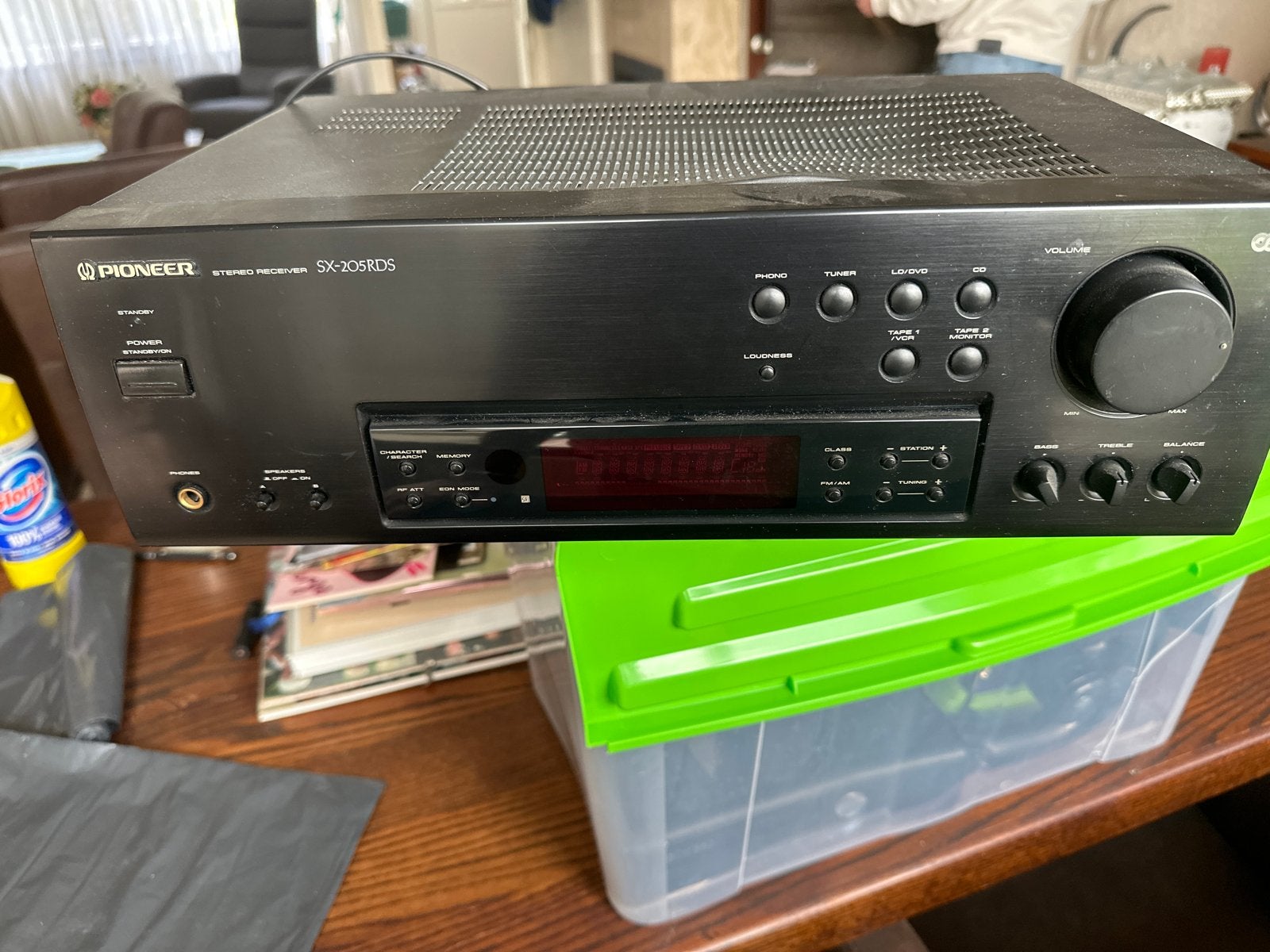Pioneer SX-205RDS Stereo Receiver - Goede Staat, Gebruikt, Ophalen of Verzenden, 60 tot 120 watt, Pioneer