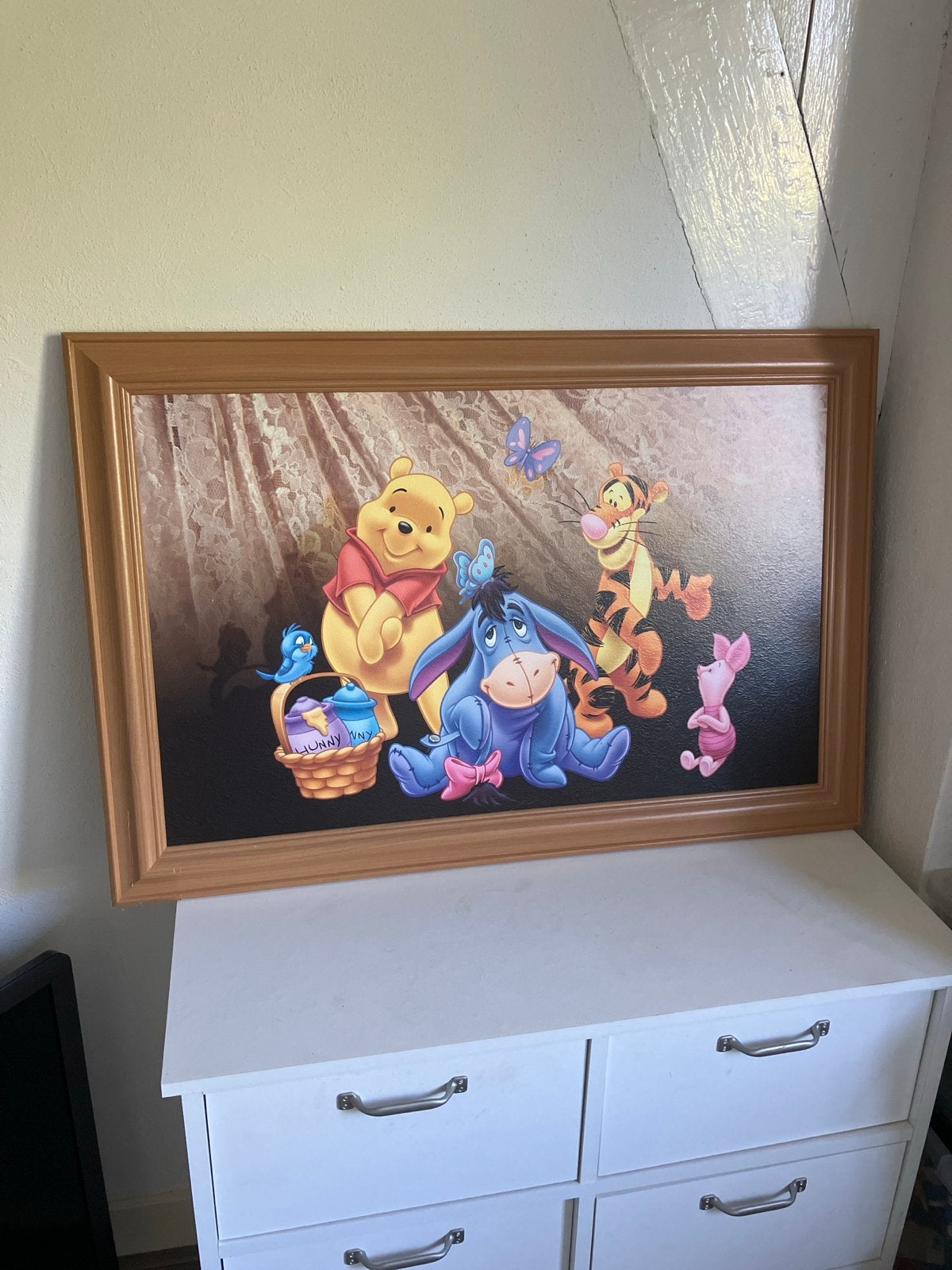 Schilderij Winnie de Poeh en vrienden, Realistisch, Overige ondergronden, Dieren, Ophalen of Verzenden