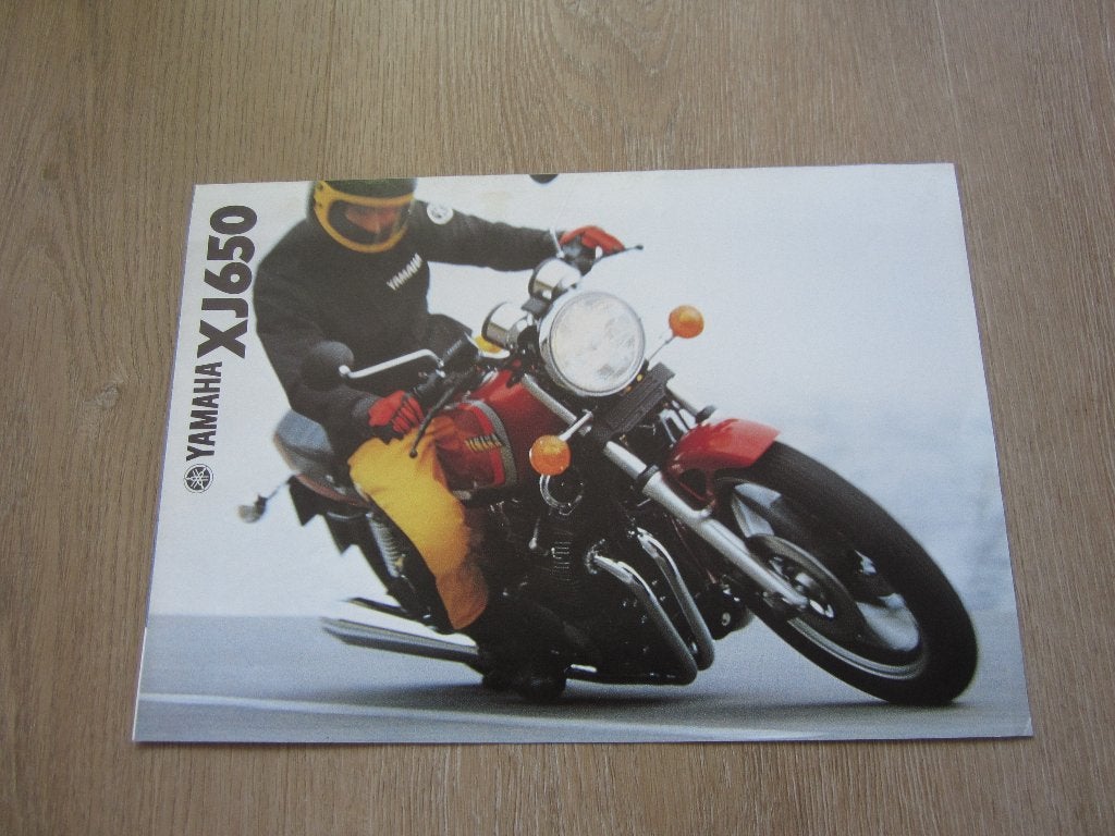 Yamaha XJ 650 brochure folder 1980, Ophalen of Verzenden, Yamaha