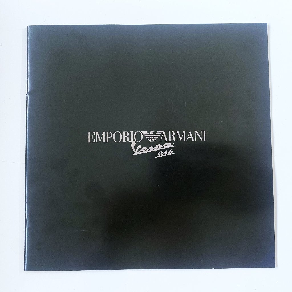 Vespa 946 Emporio Armani brochure 2015, Verzenden, Zo goed als nieuw, Overige merken