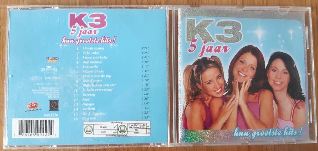 K3 - 5 Jaar Hun Grootste Hits! CD, Ophalen of Verzenden, Gebruikt