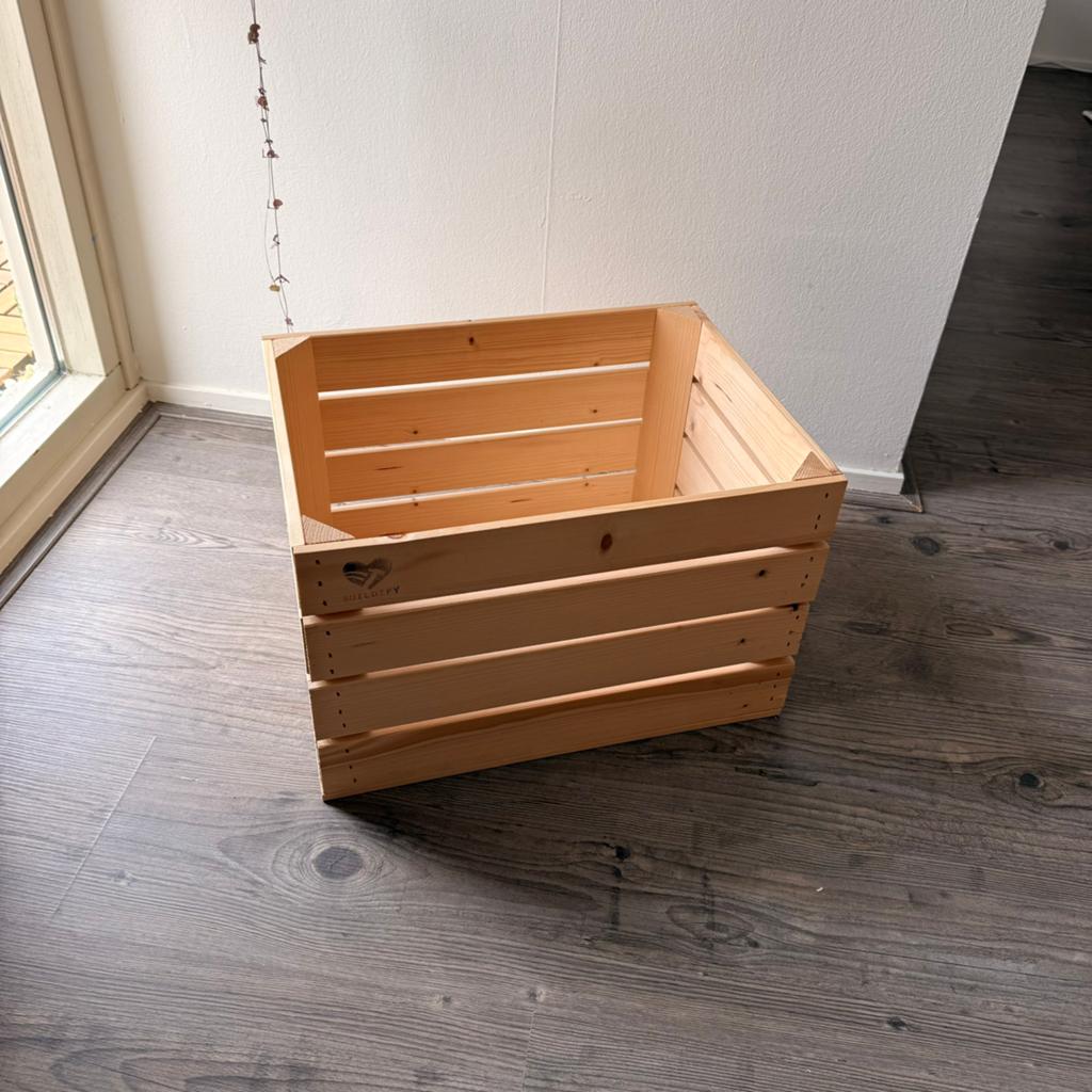 Houten fruitkistje nieuw, Ophalen, Zo goed als nieuw, Overige houtsoorten, Minder dan 50 cm