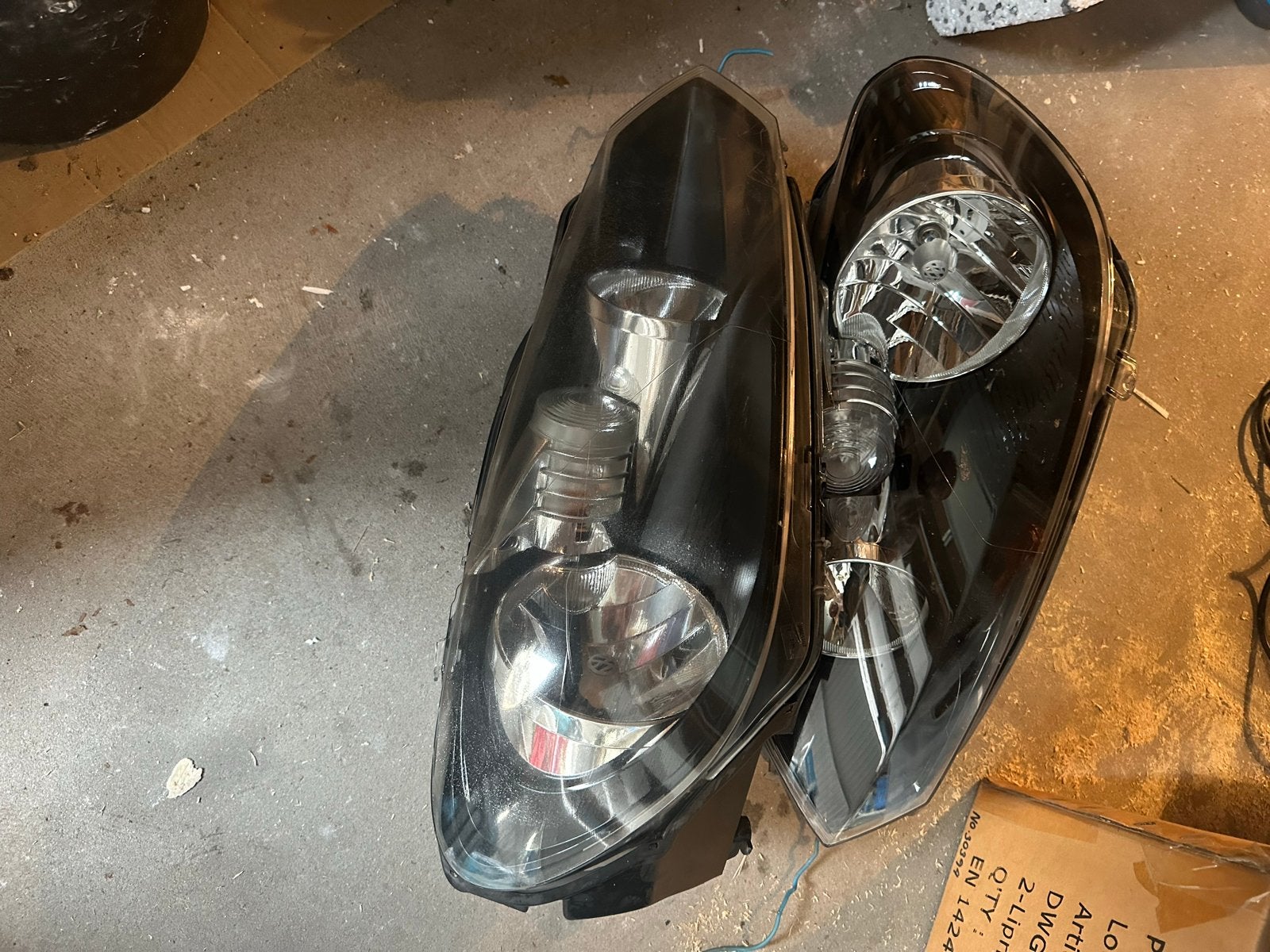 Koplampen VW Golf 6 (2009) - Set Links & Rechts, Auto-onderdelen, Ophalen of Verzenden, Gebruikt, Volkswagen