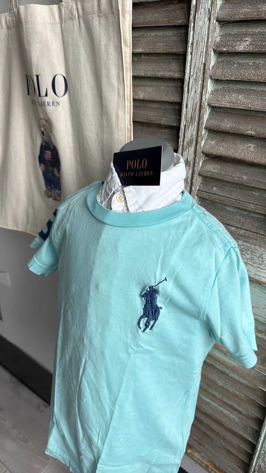 Prachtig Big Pony shirt van RALPH LAUREN size 4 / maat 104, Ophalen of Verzenden, Zo goed als nieuw, Shirt of Longsleeve, Polo Ralph Lauren