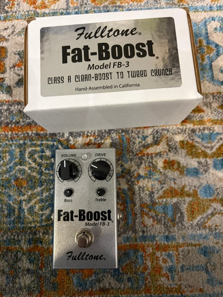 Fulltone Fatboost 3, Muziek en Instrumenten, Ophalen of Verzenden, Zo goed als nieuw, Distortion, Overdrive of Fuzz