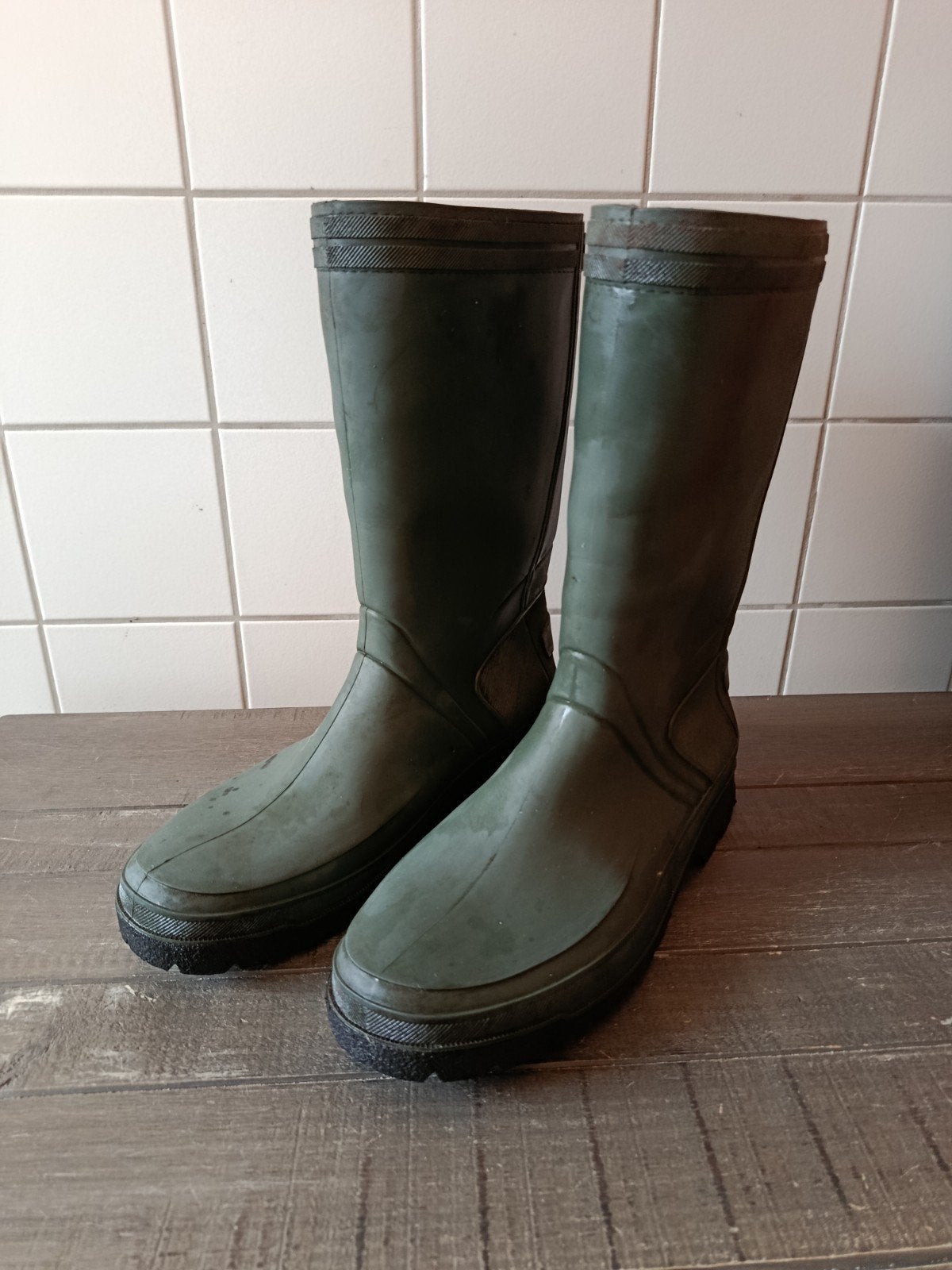 ZGAN Heren;  regenlaarzen maat 45, Kleding | Heren, Ophalen of Verzenden, Gedragen, Overige kleuren, Regenlaarzen
