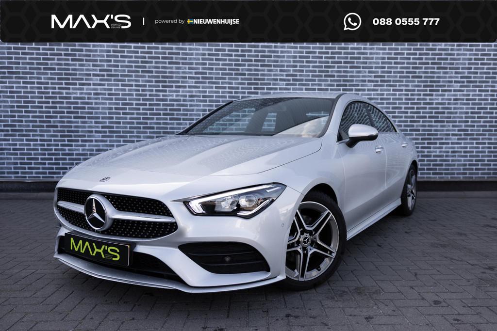 Mercedes-Benz CLA-klasse 180 AMG Line | Apple Carpaly | Andr, 136 pk, Gebruikt, 4 cilinders, Leder en Stof