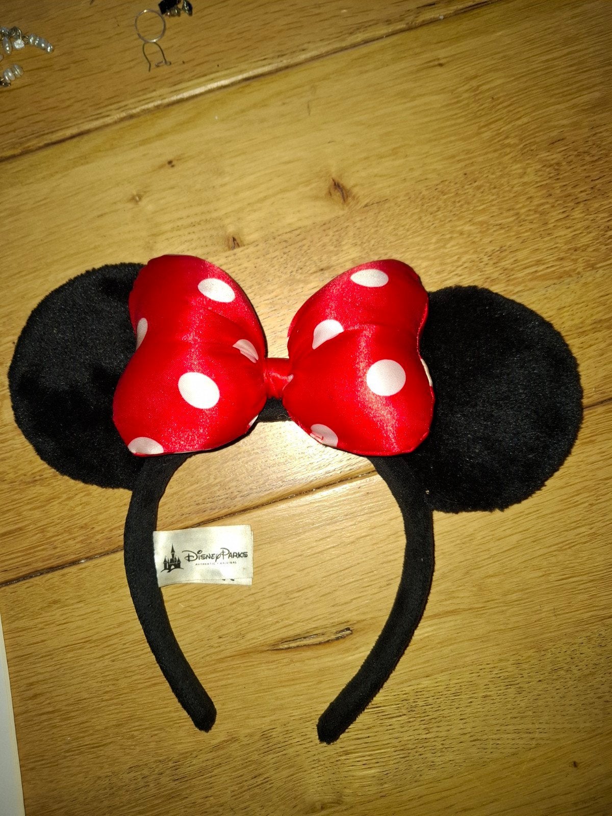 Originele Minnie Mouse Disney Parks Haarband met Stippen Str, Ophalen of Verzenden, Mickey Mouse, Zo goed als nieuw, Kleding of Textiel