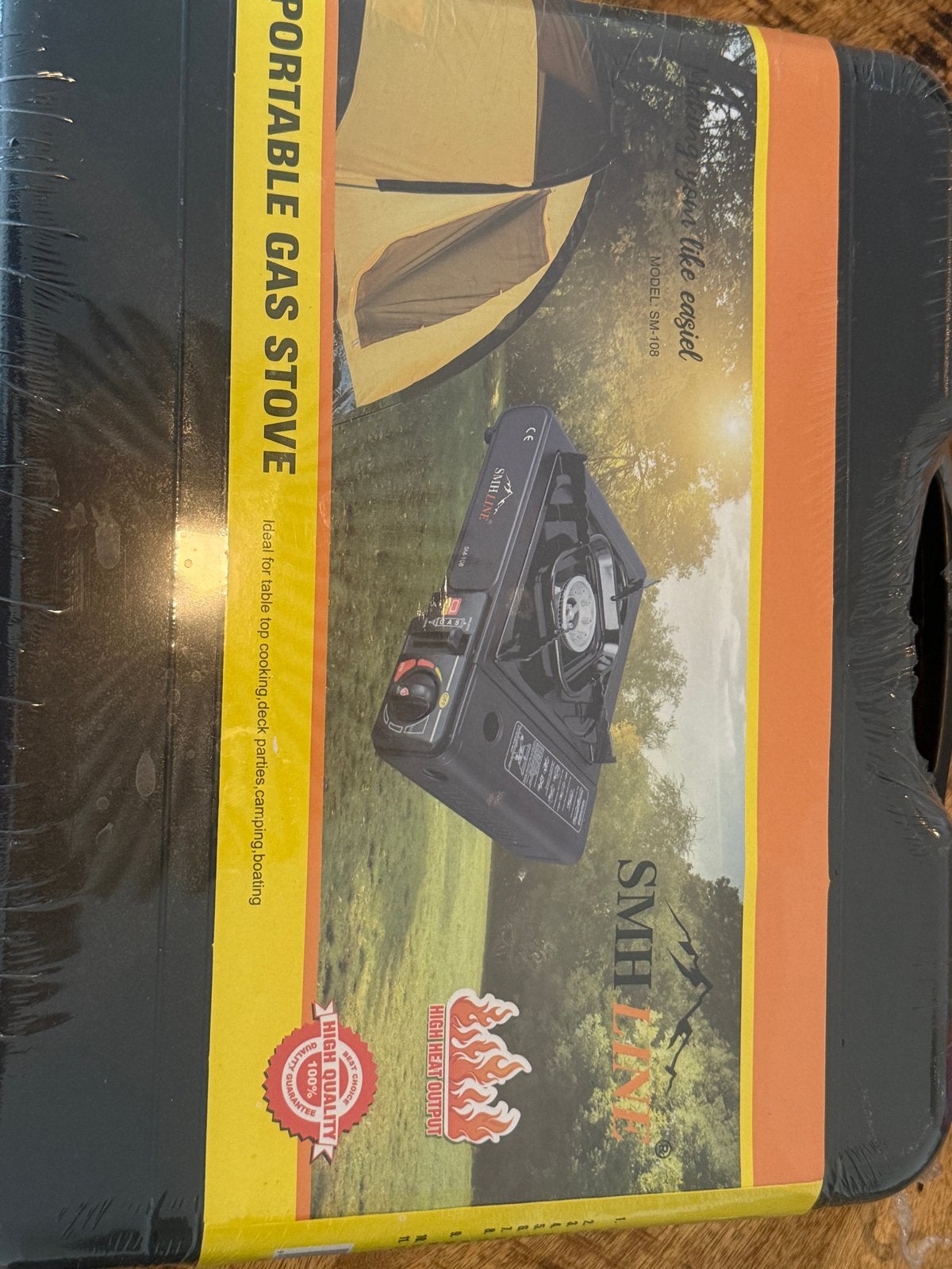 Draagbaar Gasfornuis SMH Line - Ideaal voor Camping, Ophalen of Verzenden, Nieuw
