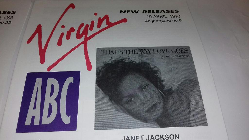Janet Jackson PROMO FOLDERS Virgin 1993 The Jacksons Michael, Verzamelen, Verzenden, NvT, -Virgin, Boek, Tijdschrift of Artikel